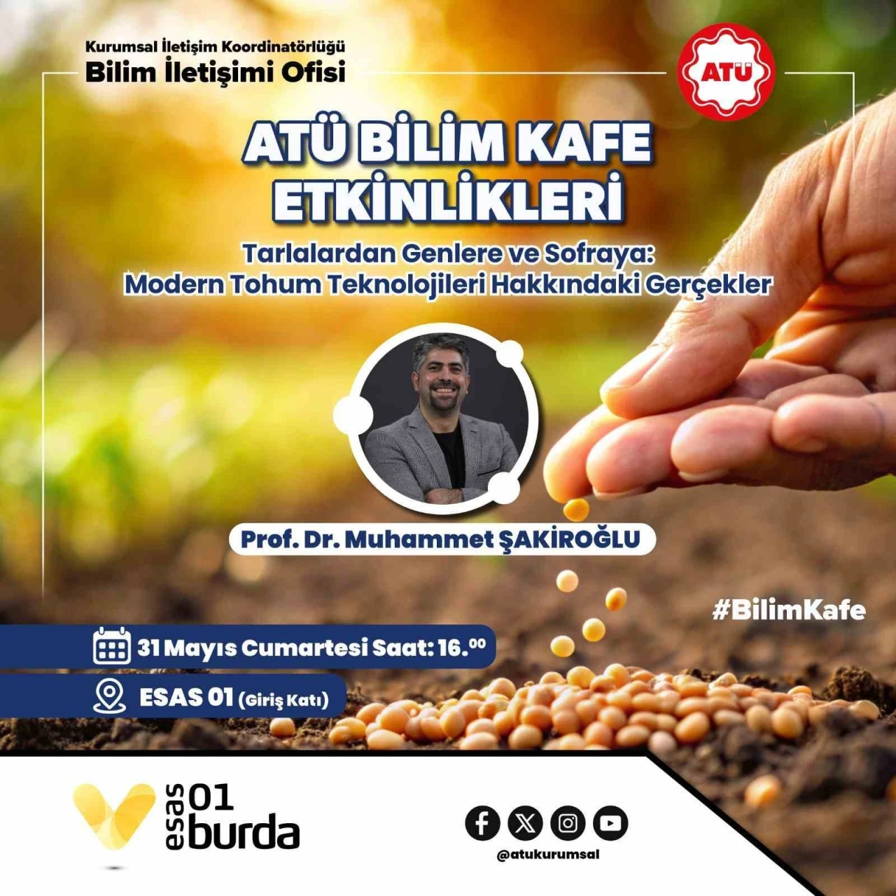 ATÜ Bilim Kafe Başlıyor: Bilim Şehrin Kalbine Taşınıyor
