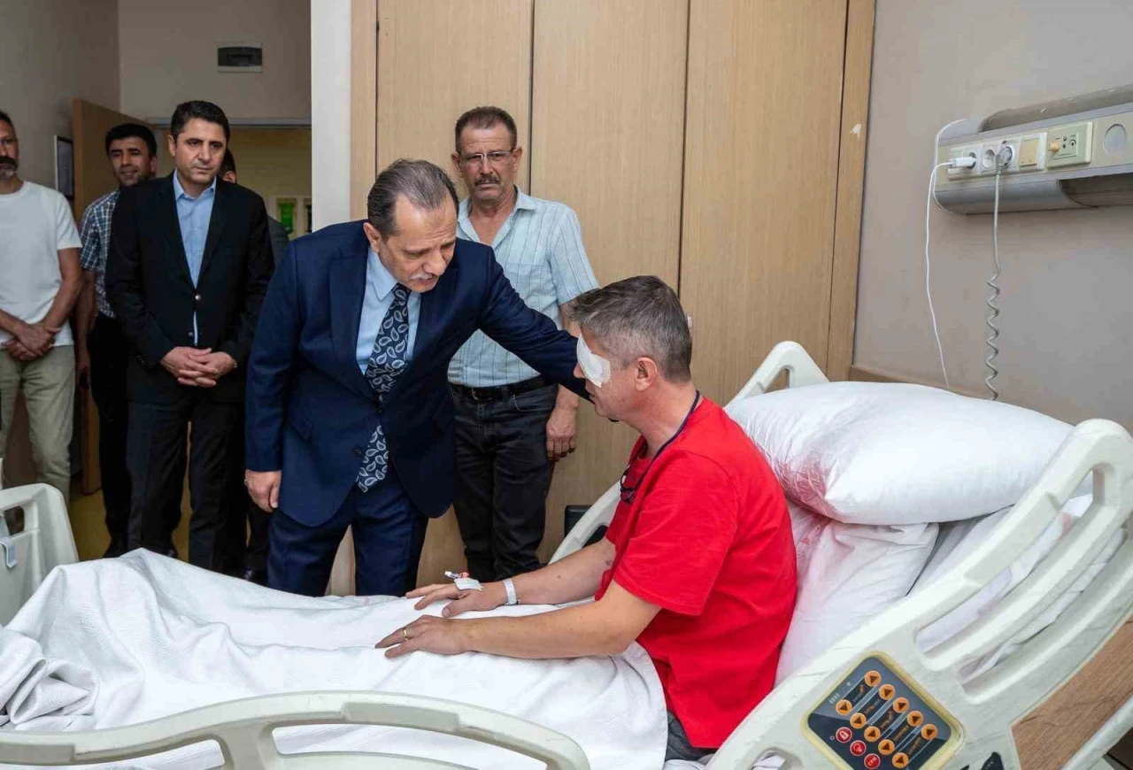 Avcılar’da gittiği olay yerinde yaralanan polise Emniyet Müdürü Yıldız’dan ziyaret
