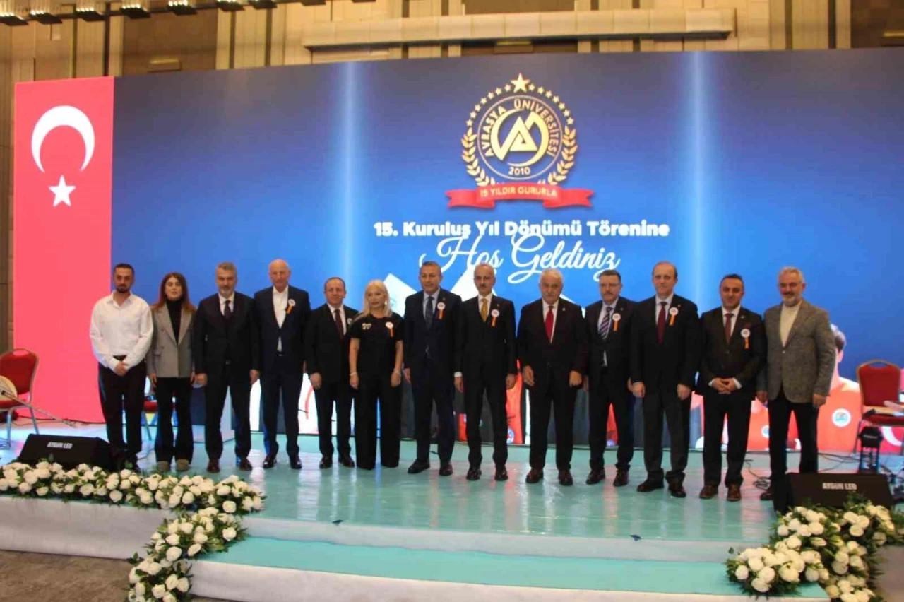 Avrasya &Uuml;niversitesi&rsquo;nin 15. yıld&ouml;n&uuml;m&uuml; kutlandı
