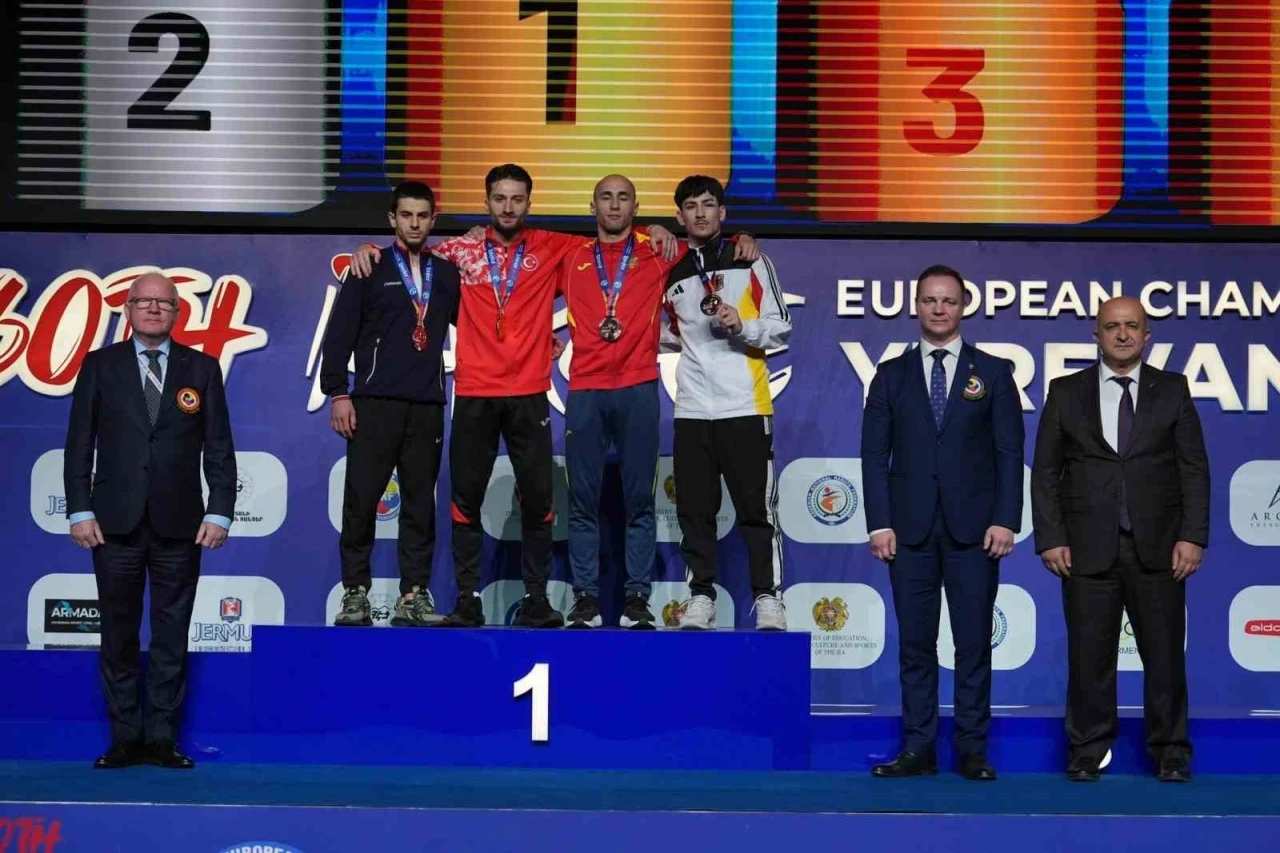 Avrupa Büyükler Karate Şampiyonası’nda millilerden 2 altın, 1 bronz madalya
