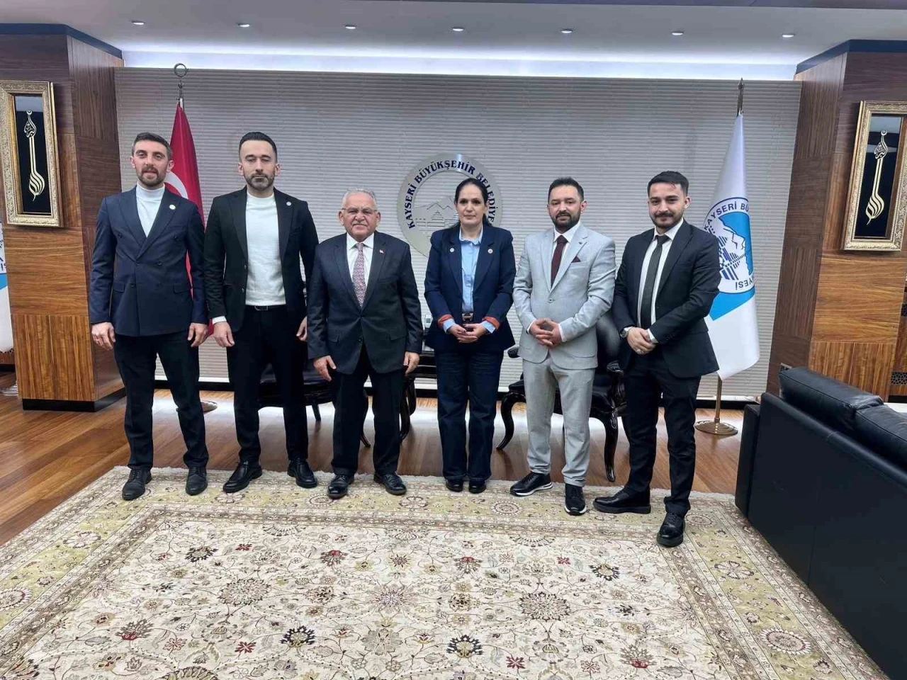 Avrupa Kayserili İşverenler Birliği&rsquo;nden Başkan B&uuml;y&uuml;kkılı&ccedil;&rsquo;a ziyaret
