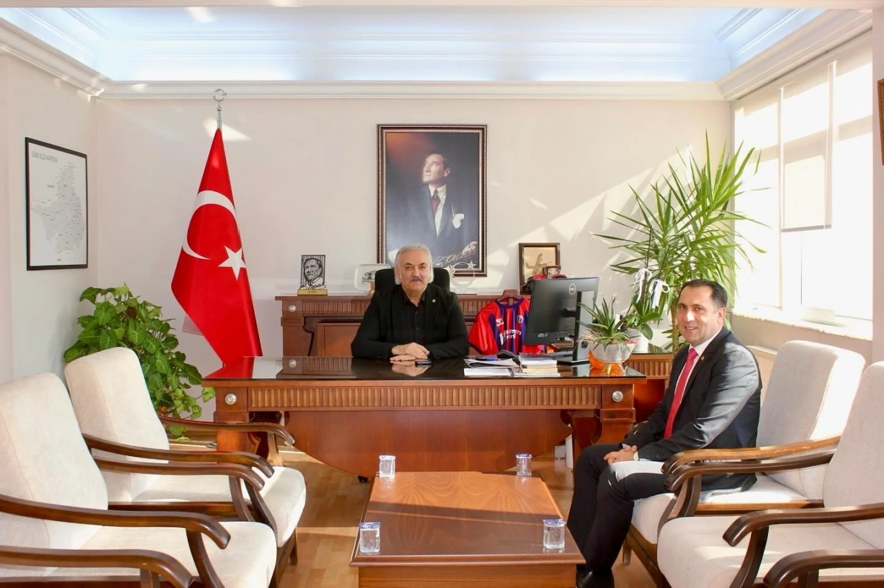 Aydın Aile ve Sosyal Hizmetler İl M&uuml;d&uuml;r&uuml; T&uuml;rkoğlu, Kaymakam Ak&ccedil;a ile bir araya geldi
