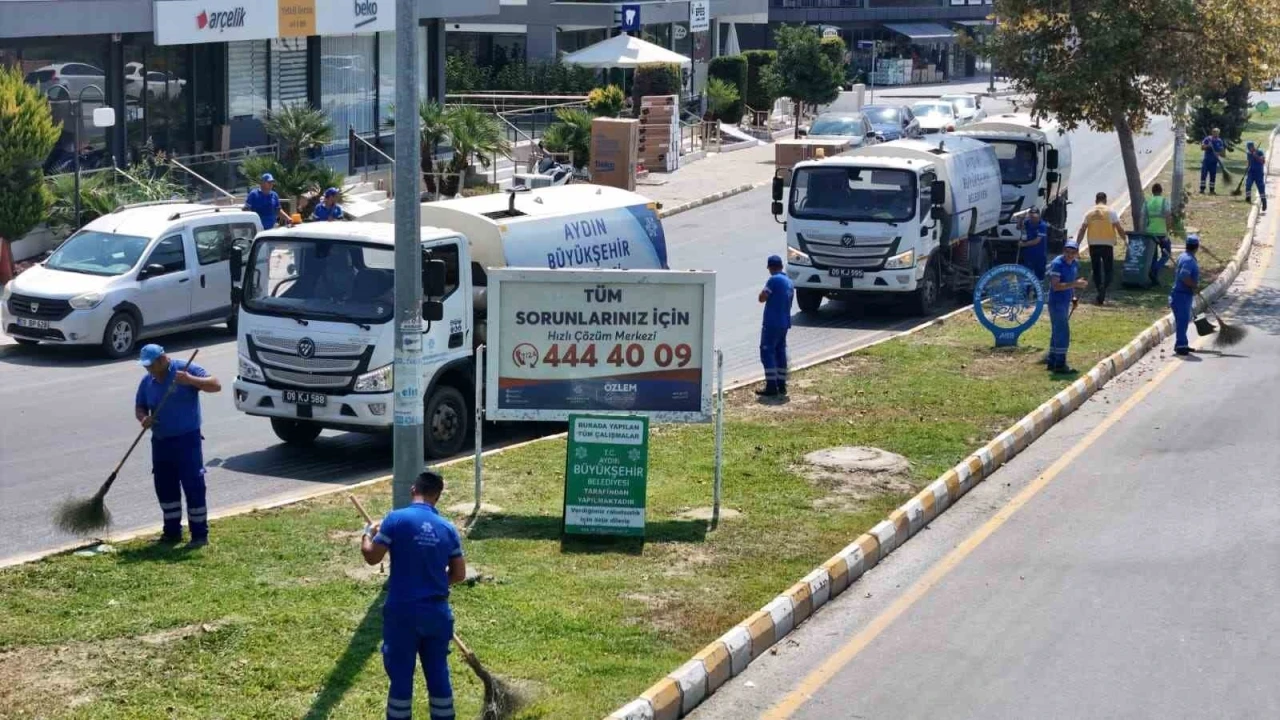 Aydın Büyükşehir, Kuşadası’nda çalışmalarını sürüdürüyor
