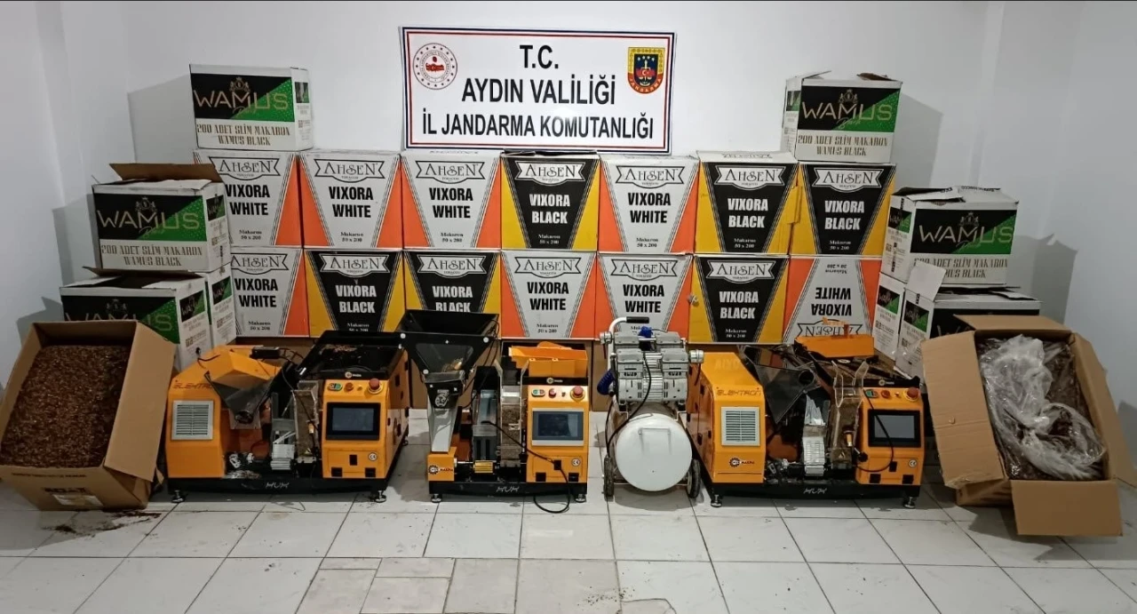 Aydın’da 1 milyon TL değerinde kaçak tütün ele geçirildi