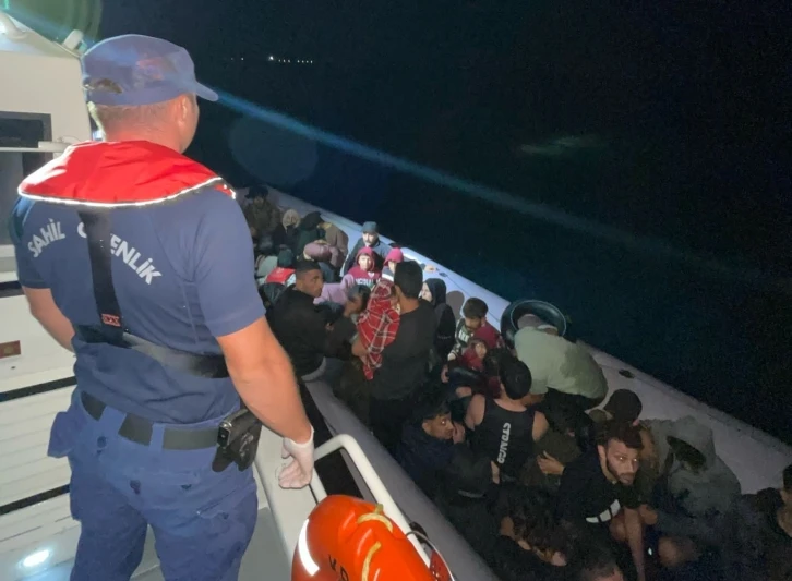 Aydın&rsquo;da 37 d&uuml;zensiz g&ouml;&ccedil;men yakalandı
