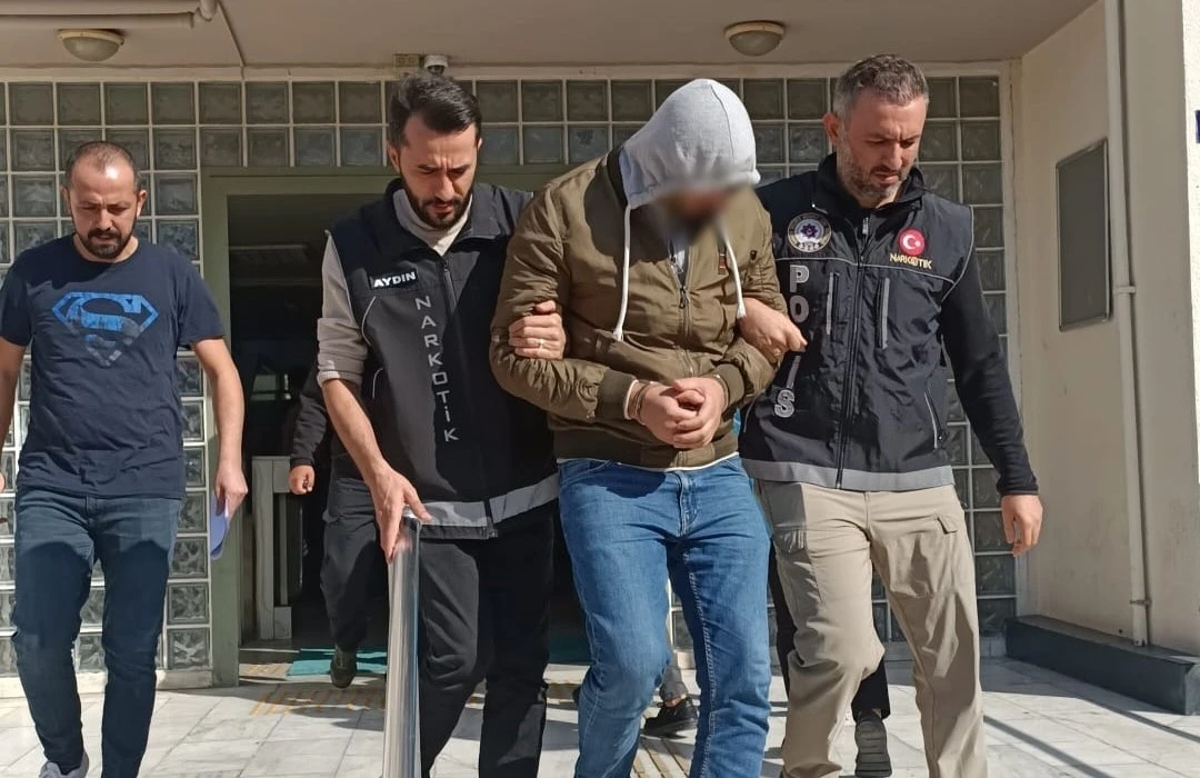 Aydın’da bin 800 gram uyuşturucu madde ele geçirildi
