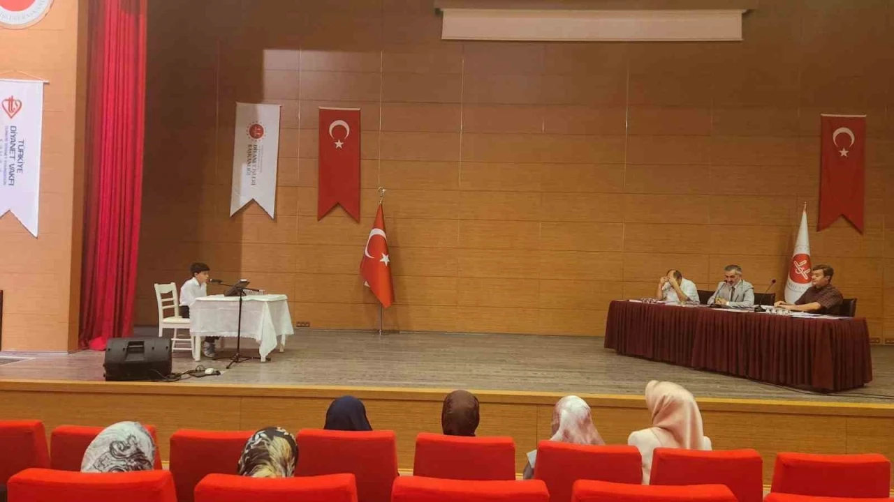 Aydın’da hafızlık ve Kur’an-ı Kerim’i güzel okuma yarışması il finali yapıldı
