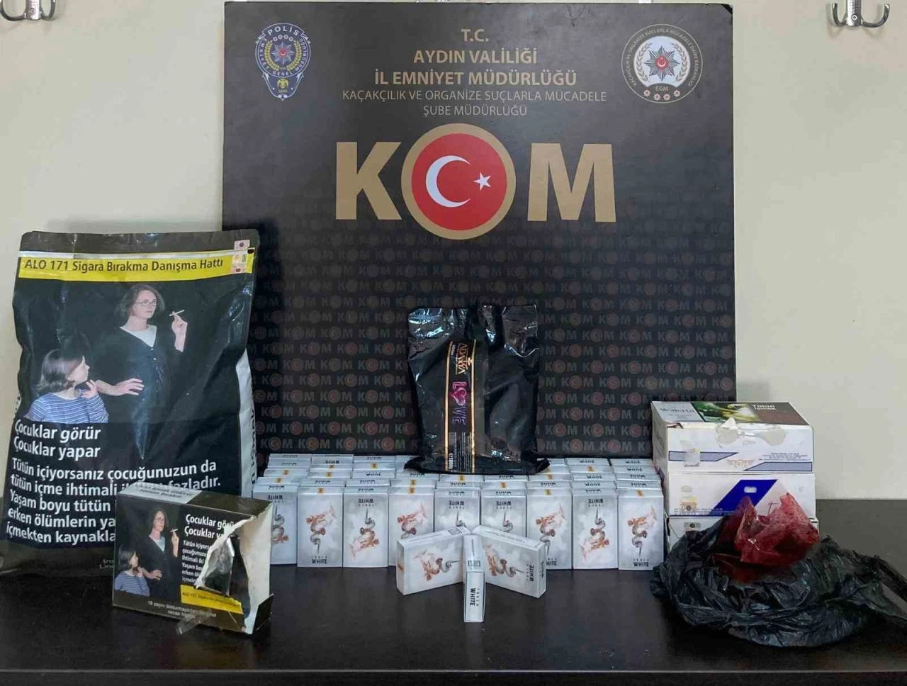 Aydın’da KOM ekipleri kaçakçılığa geçit vermedi: 8 şüpheli yakalandı
