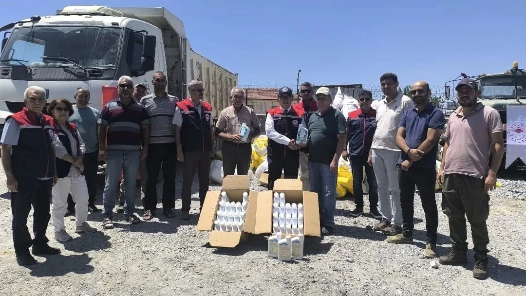 Aydın’da toplanan zirai kimyasal atıklar geleceğe nefes oluyor
