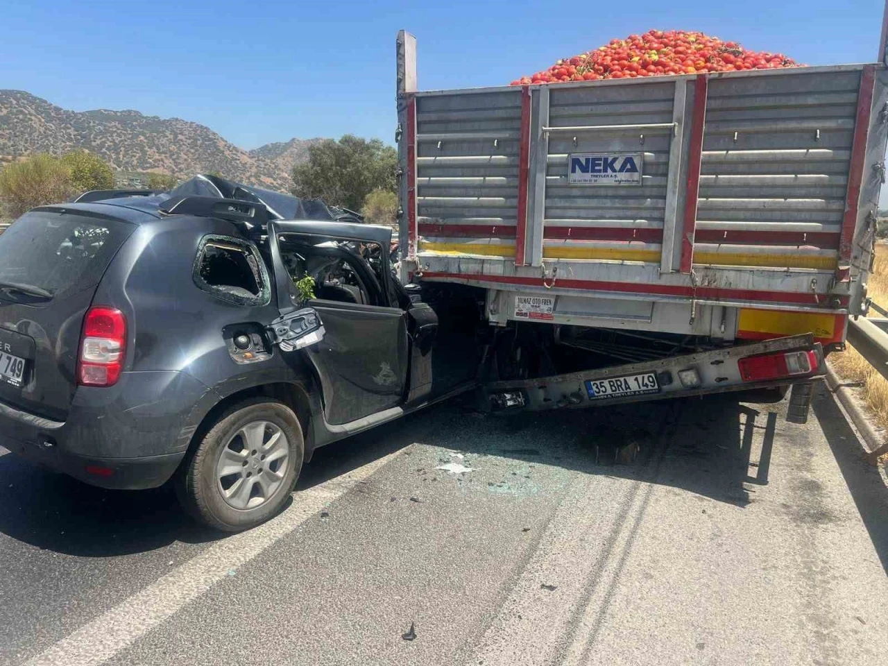 Aydın-İzmir otoyolunda kaza: 1 yaralı
