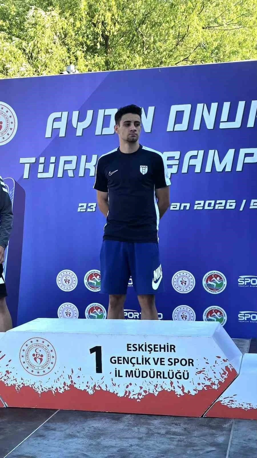 Aydınlı milli atlet T&uuml;rkiye şampiyonu oldu
