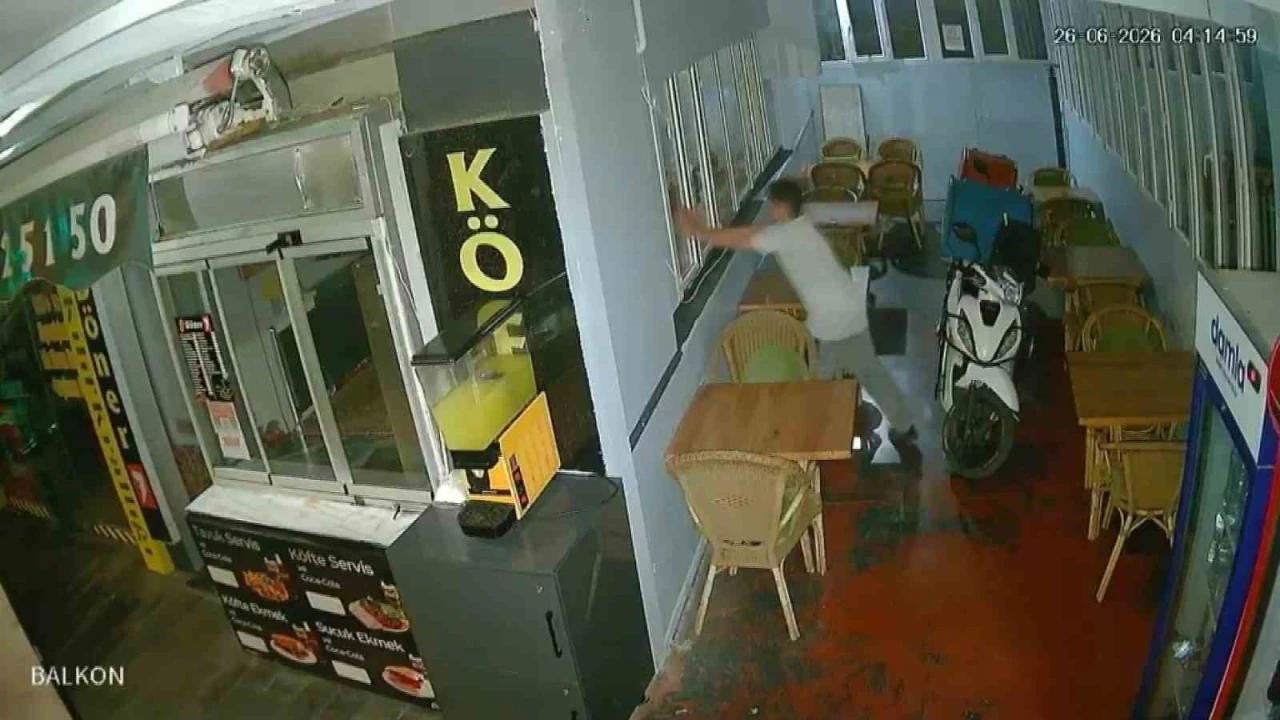 Aynı g&uuml;n 4 iş yerine giren hırsız tutuklandı
