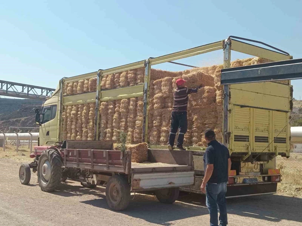 Ayvacık’ta yangından etkilenen Tuzla köyünde üreticilere destek
