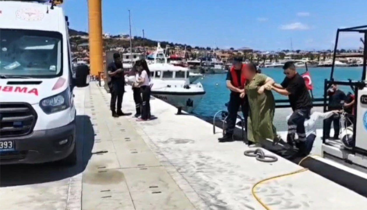 Ayvalık açıklarında 1 şahsın tıbbi tahliyesi gerçekleştirildi
