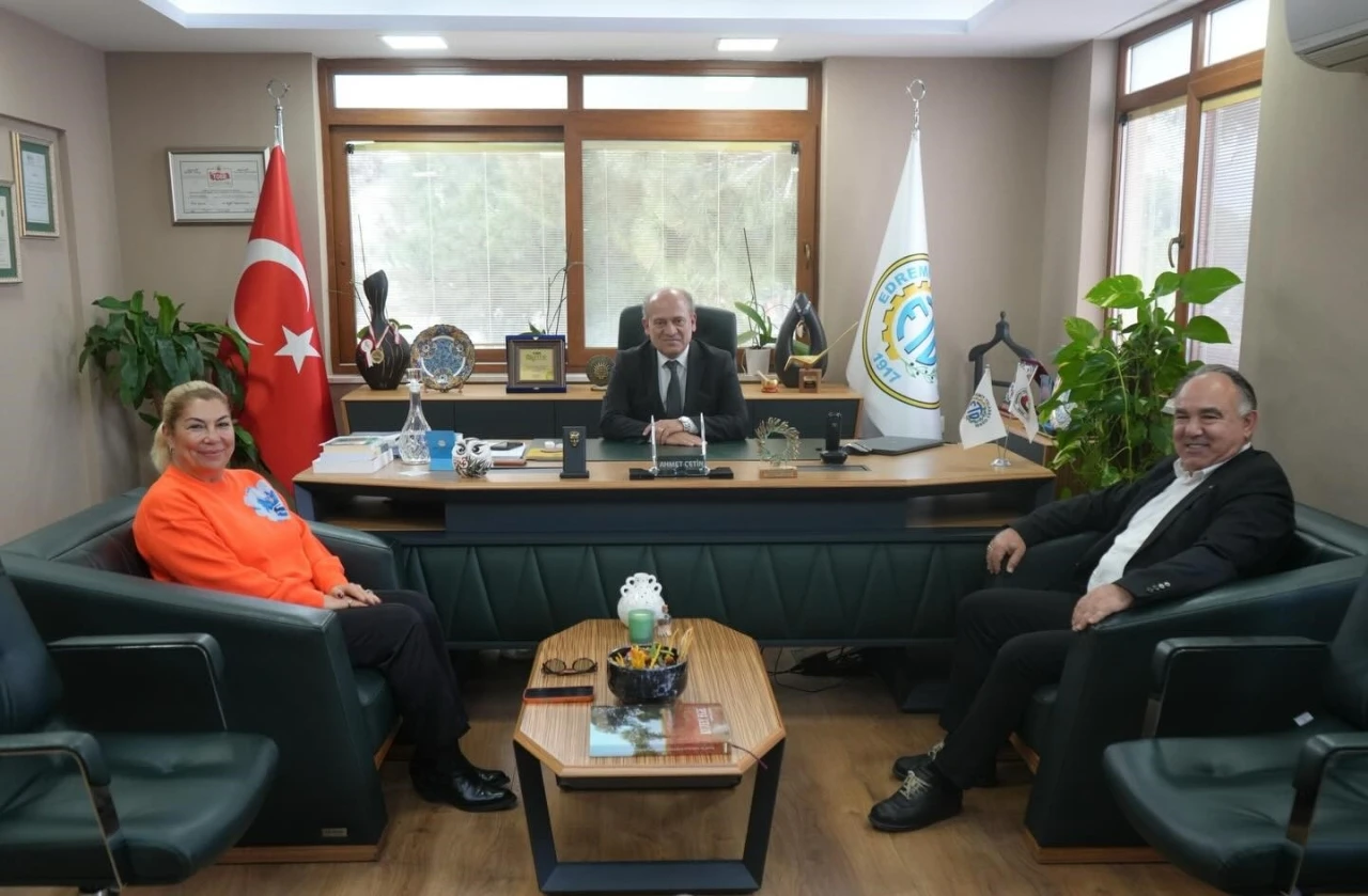 Ayvalık’tan Edremit Ticaret Odasına ziyaret
