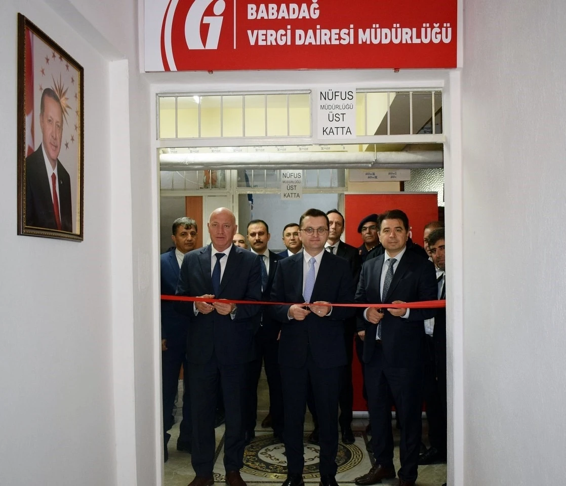 Babadağ Vergi Dairesi Müdürlüğü hizmete açıldı
