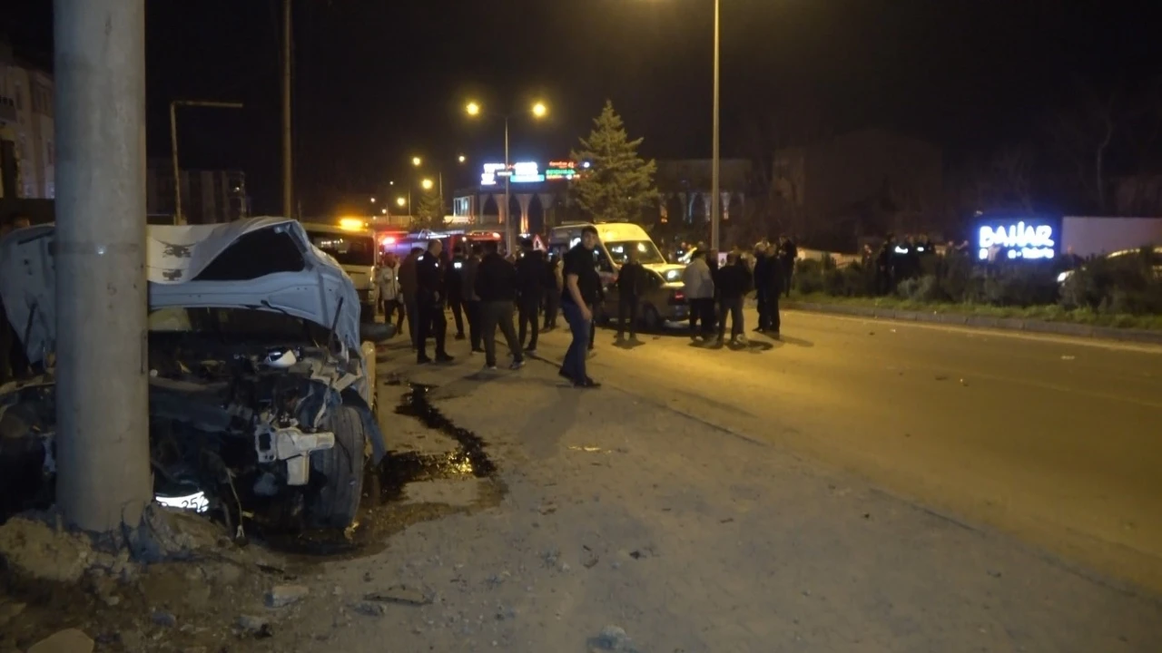 Bafra’da zincirleme kaza: 4 yaralı