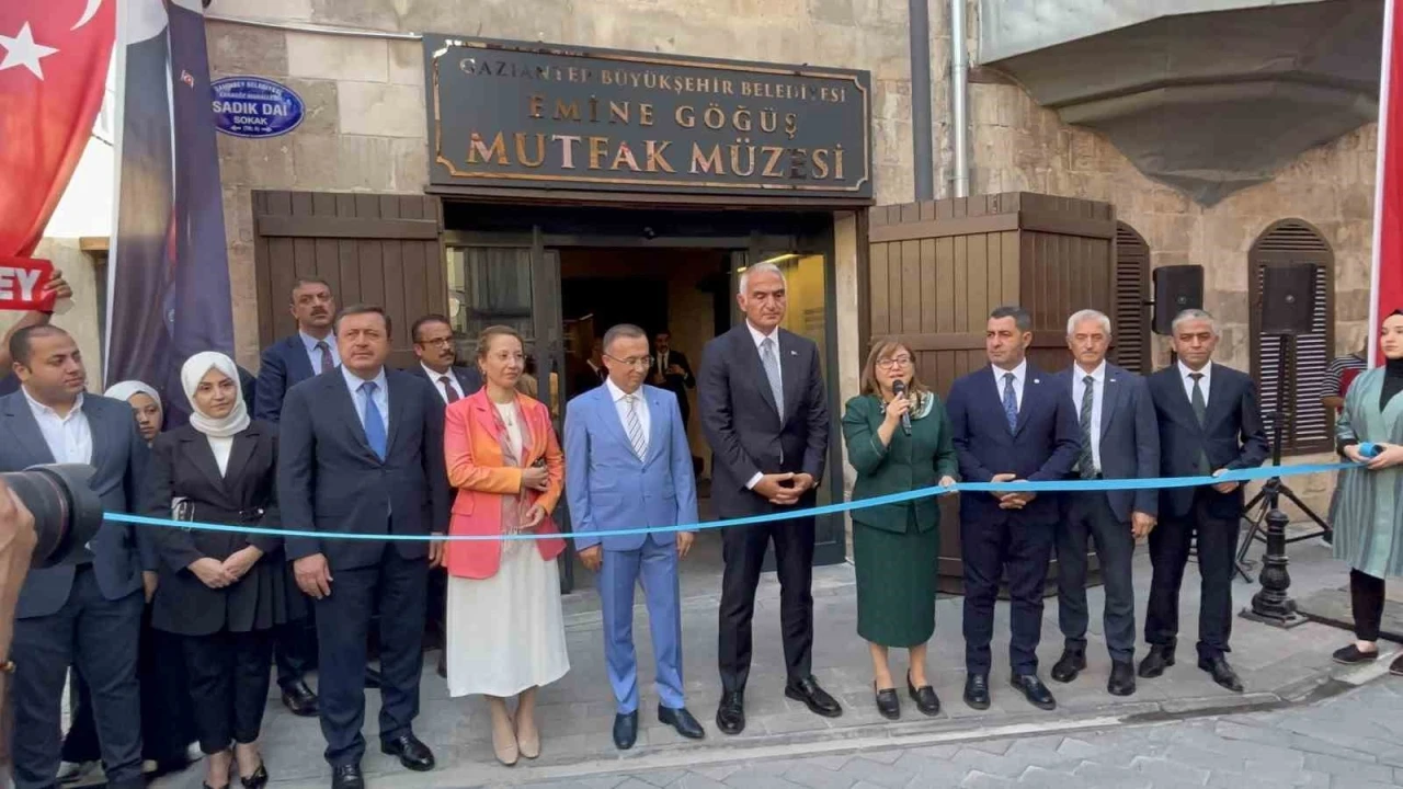 Bakan Ersoy, Gaziantep’te Mutfak Müzesi’nin açılışını yaptı
