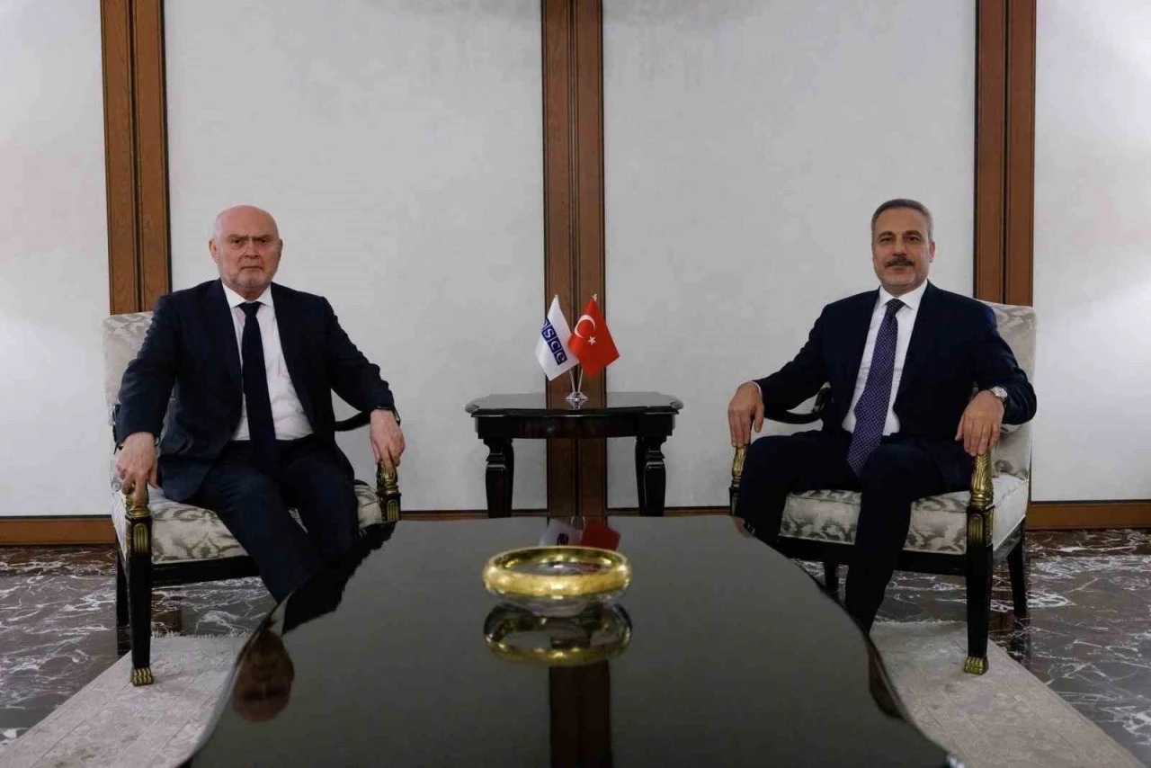 Bakan Fidan, AGİT Genel Sekreteri Sinirlioğlu’nu kabul etti
