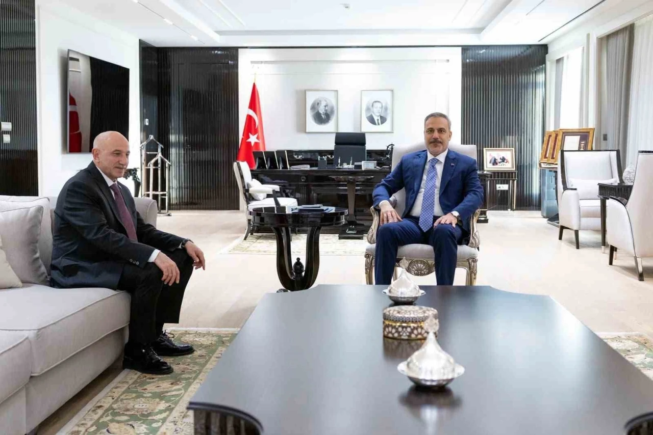 Bakan Fidan, Ankara İl Emniyet M&uuml;d&uuml;r&uuml; Y&uuml;ksek&rsquo;i kabul etti
