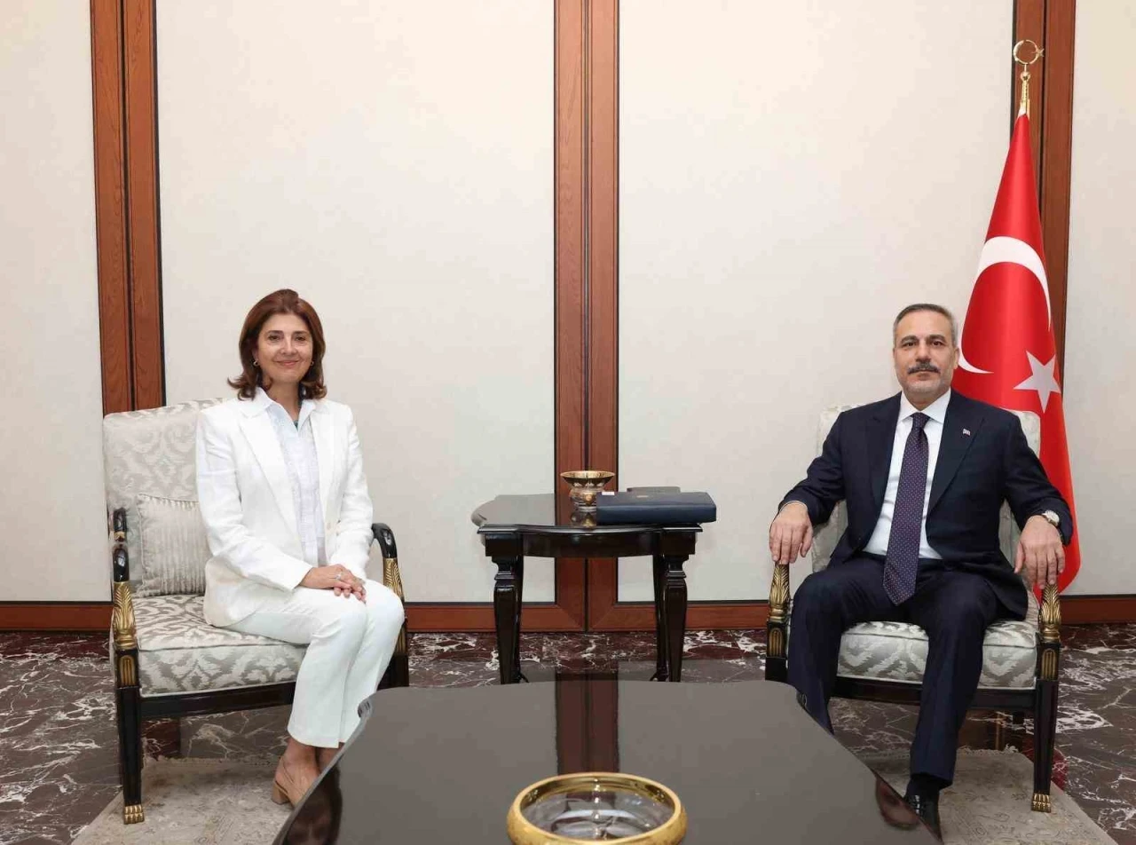 Bakan Fidan, BM Genel Sekreteri&rsquo;nin Kıbrıs konusunda Şahsi Temsilcisi Holguin ile g&ouml;r&uuml;şt&uuml;

