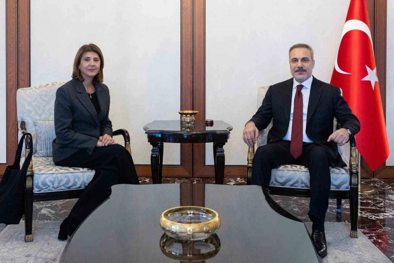 Bakan Fidan, BM Genel Sekreteri&rsquo;nin Kıbrıs Şahsi Temsilcisi&rsquo;ni kabul etti
