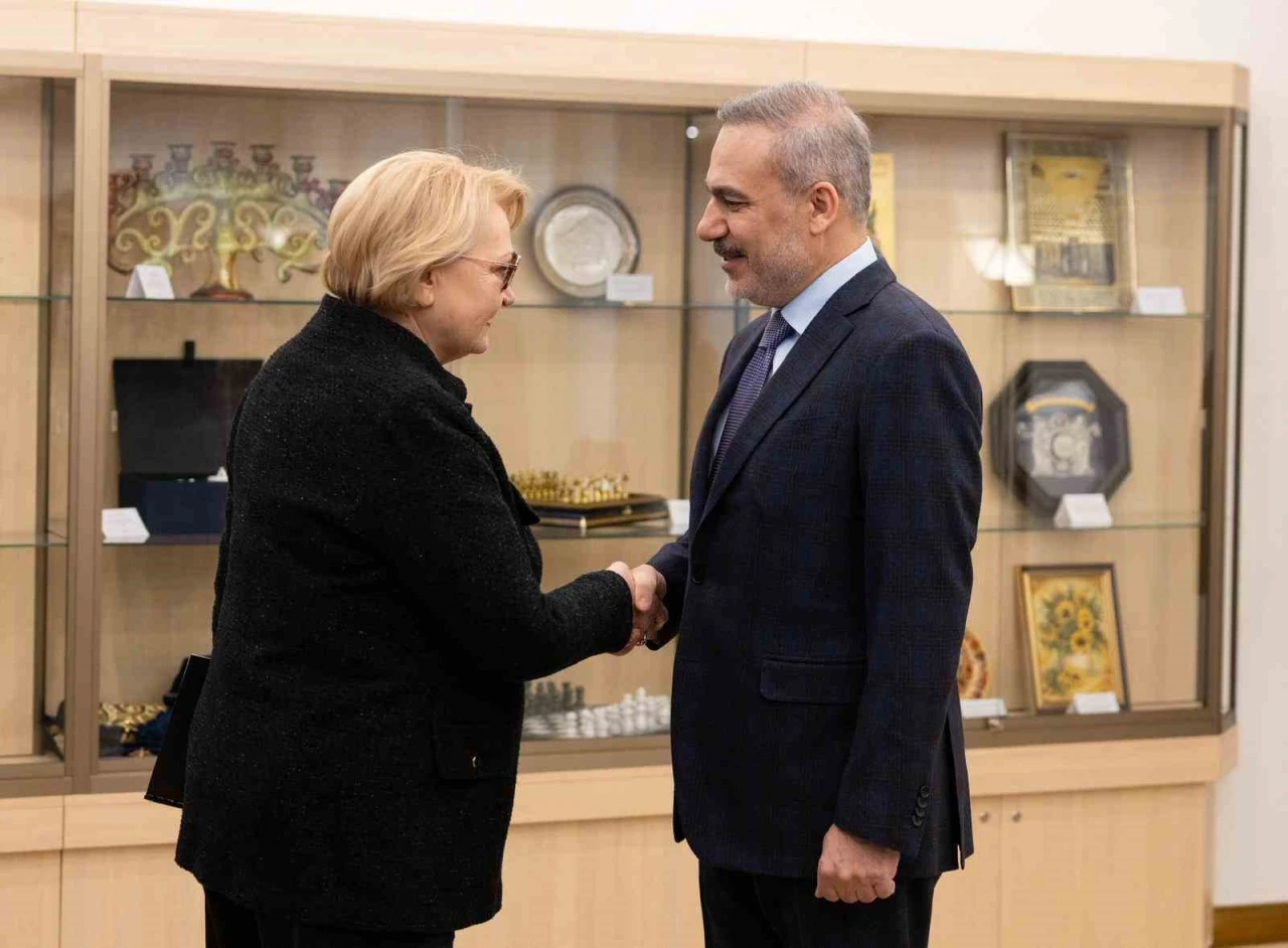 Bakan Fidan, Litvanya Meclis Başkan Yardımcısı Budbergyt ile g&ouml;r&uuml;şt&uuml;
