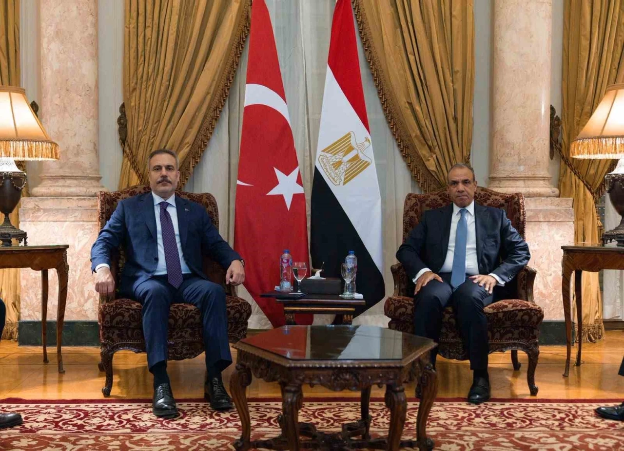 Bakan Fidan, Mısırlı mevkidaşı Abdelatty ile g&ouml;r&uuml;şt&uuml;
