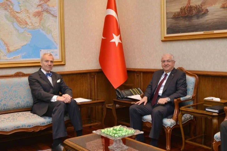 Bakan G&uuml;ler, Estonya B&uuml;y&uuml;kel&ccedil;isi Reinart&rsquo;ı kabul etti
