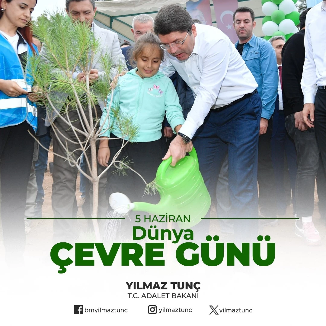 Bakan Tunç: &quot;2015 yılından günümüze e-Tebligat göndererek 177 bin 655 ağacı kesilmekten kurtardık&quot;
