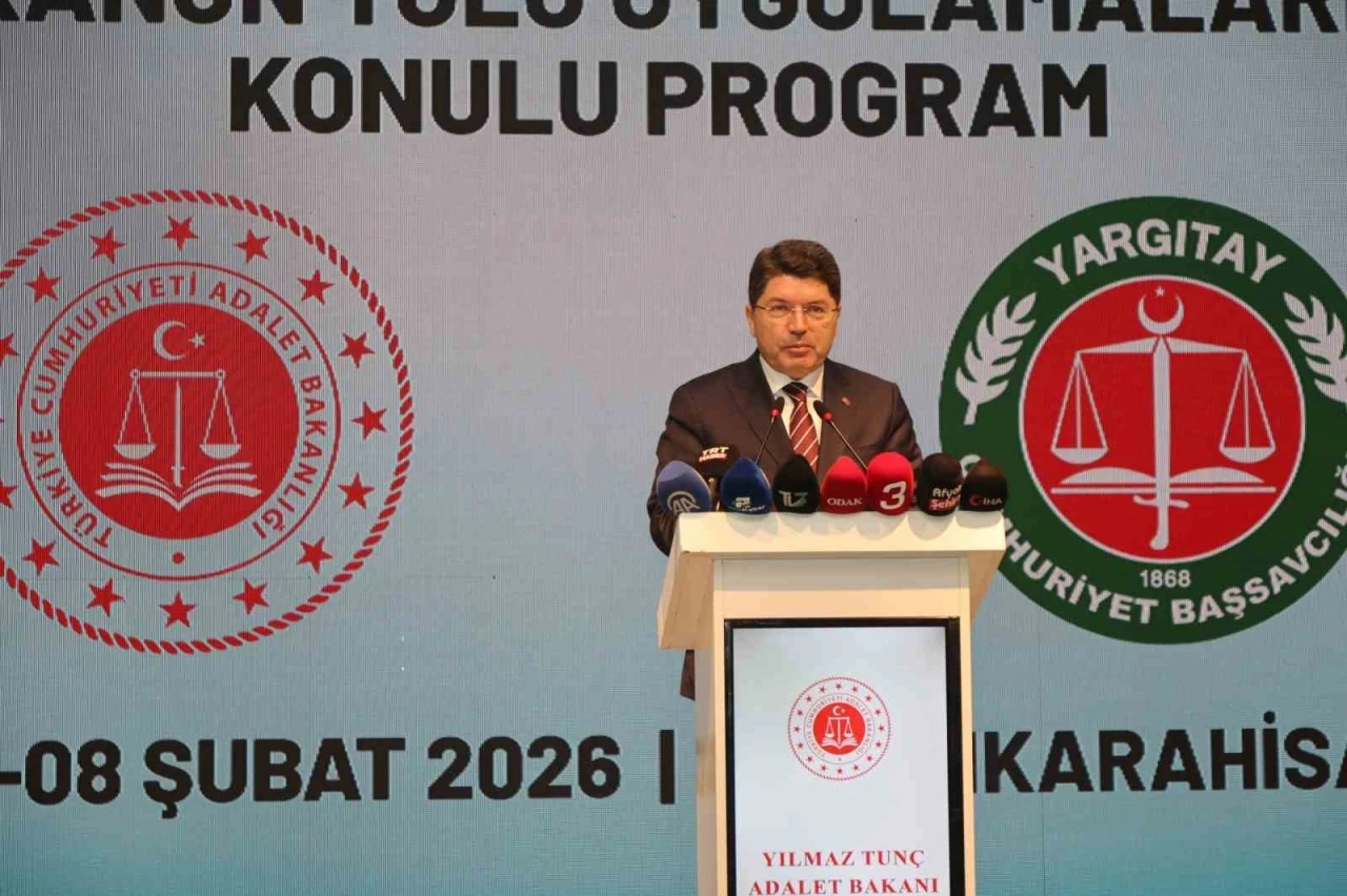 Bakan Tun&ccedil;: "2025&rsquo;de 11 milyon 779 bin 741 derdest dosya bulunurken, 14 milyon 41 bin 279 dosyada karar verildi"
