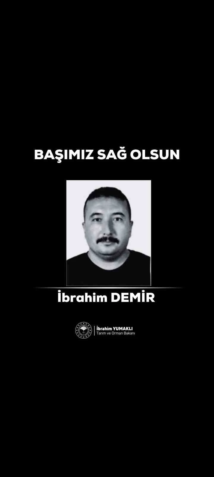 Bakan Yumaklı: &quot;Orman işçimiz yeşil vatanı korumak için mücadele verirken şehit olmuştur&quot;
