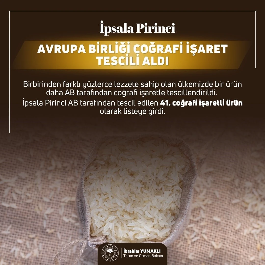 Bakan Yumaklı: &quot;Tescilli ürün sayımız 42’ye yükseldi&quot;
