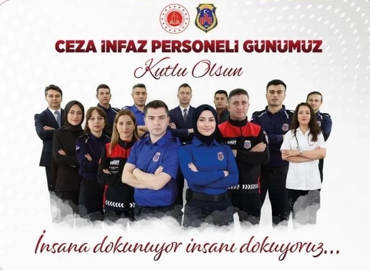 Bakanlıktan cezaevi personeline vefa afişi
