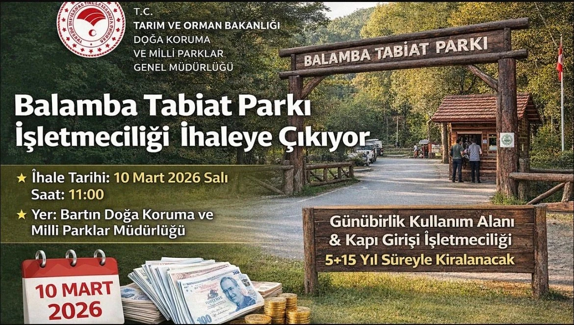 Balamba Tabiat Parkı ihaleye &ccedil;ıkıyor
