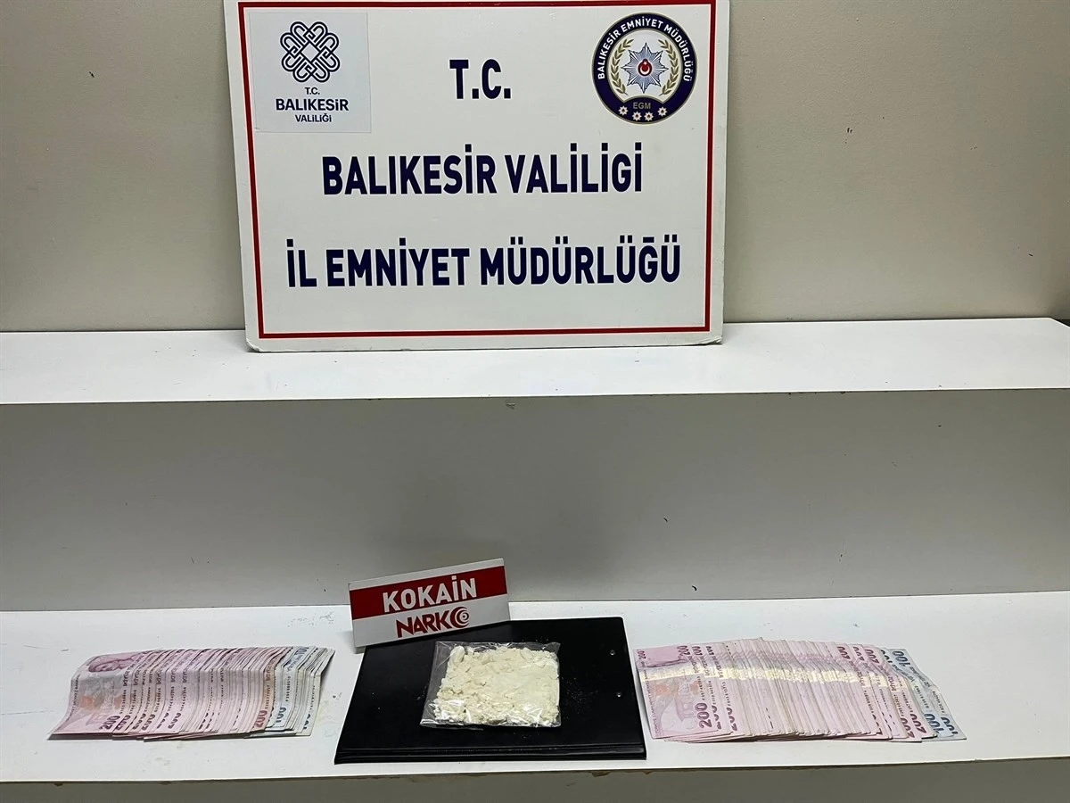 Balıkesir’de uyuşturucu operasyonunda 1 tutuklama
