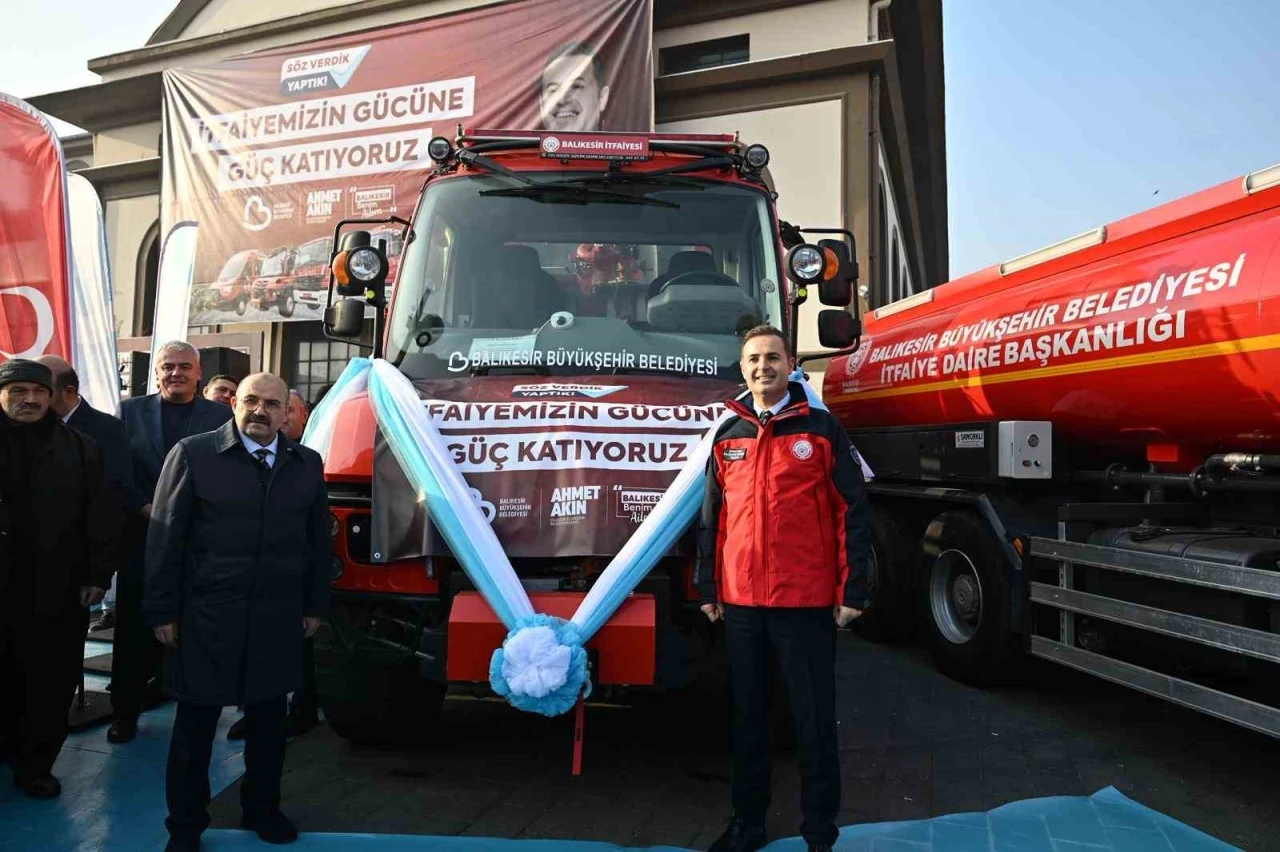 Balıkesir İtfaiyesi g&uuml;c&uuml;ne g&uuml;&ccedil; katıyor
