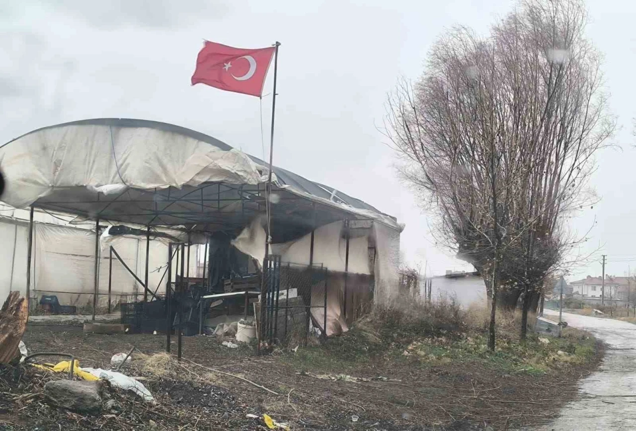 Balkondan d&uuml;şen saksı az kalsın faciaya neden olacaktı
