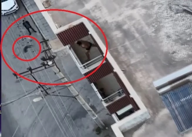 Balkondan uyuşturucu atan şüpheli dronla tespit edildi: 9 gözaltı
