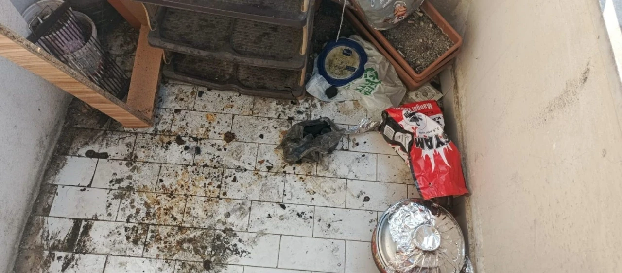 Balkonunda mangal yapan şahsa 2 bin 935 lira ceza
