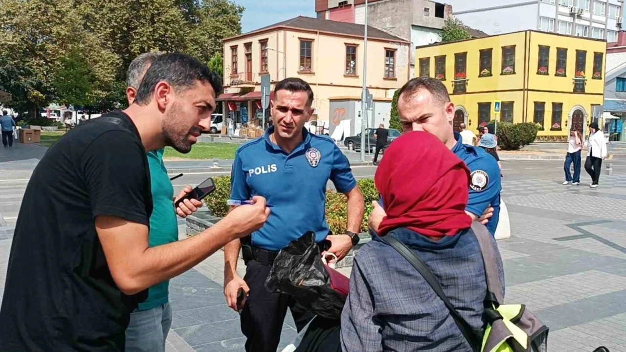 Bankta bırakılan çanta polisi alarma geçirdi
