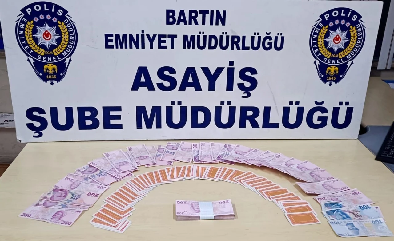 Bartın’da kumar baskını

