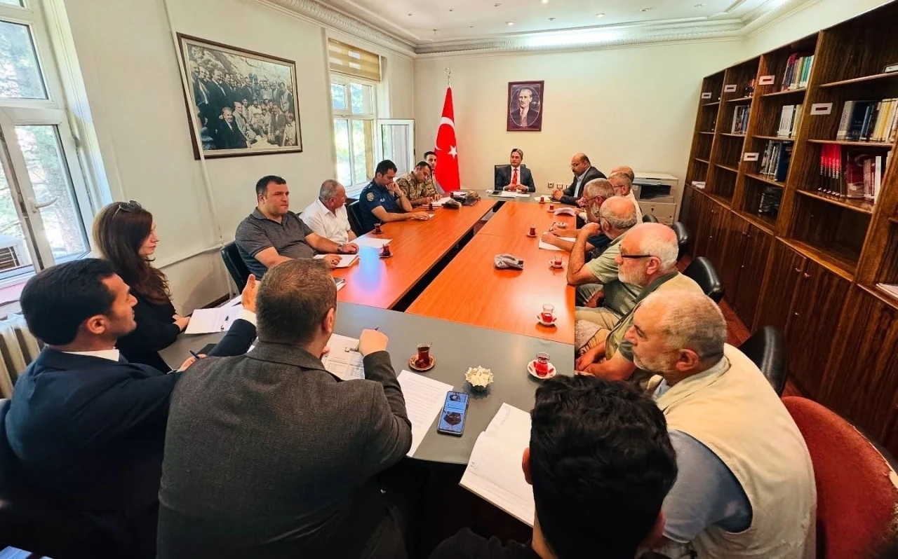 Başbağlar Şehitlerini Anma Programı için güvenlik toplantısı düzenlendi
