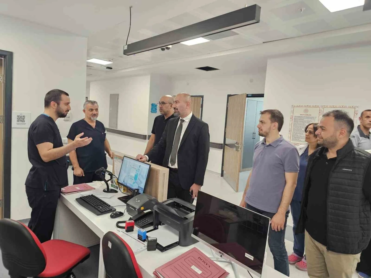 Başhekim Zor, yeni ek binayı denetledi
