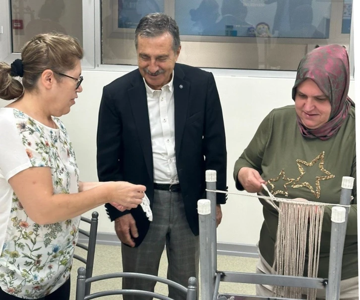 Başkan Ata&ccedil;: &ldquo;Belde evleri sıcak bir yuva&rdquo;
