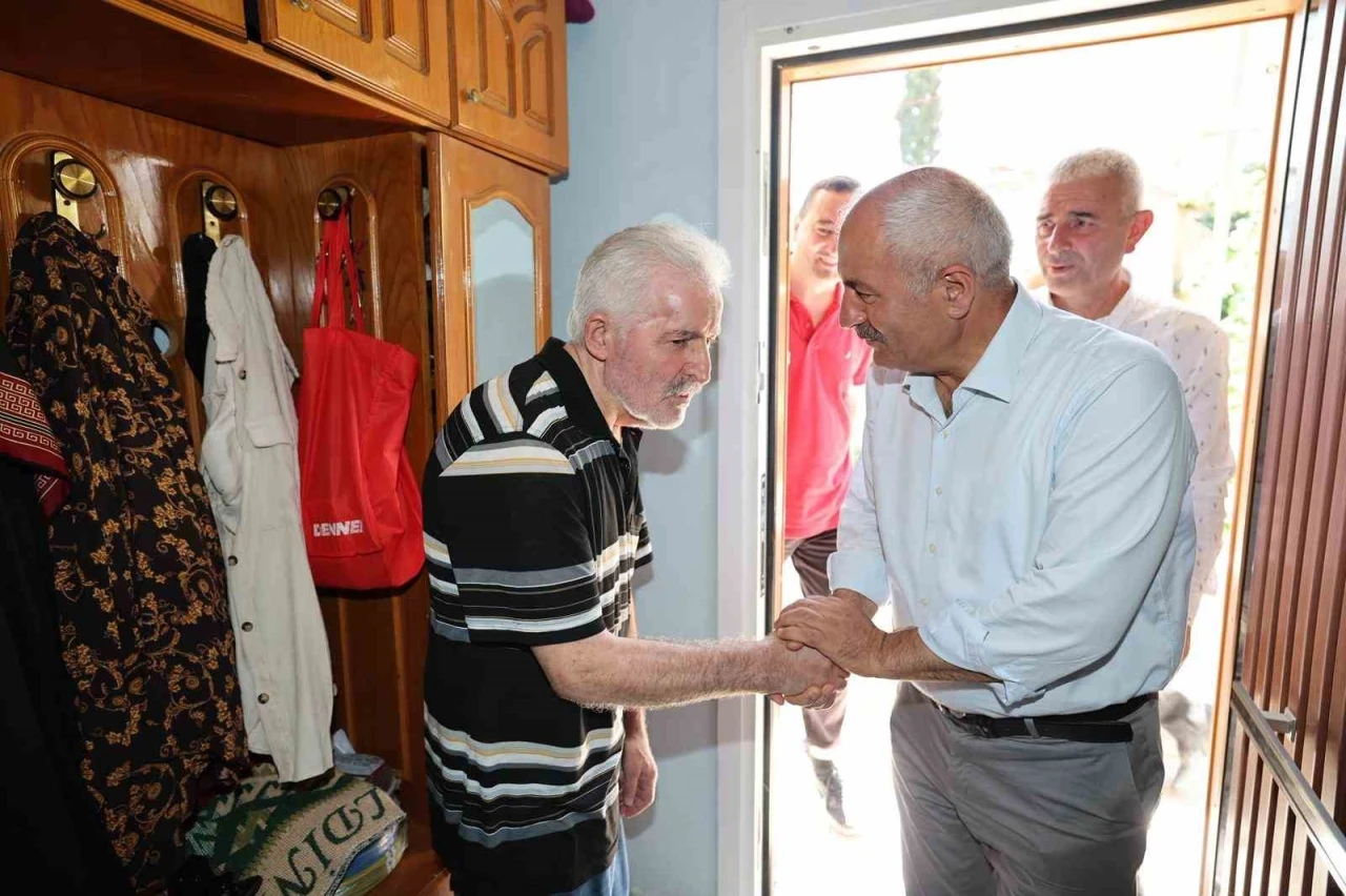 Başkan Büyükgöz’den Kıbrıs gazisine vefa ziyareti
