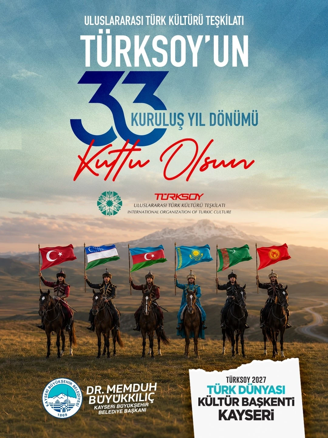 Başkan B&uuml;y&uuml;kkılı&ccedil;: "T&Uuml;RKSOY, T&uuml;rk d&uuml;nyasının ortak hafızası ve kardeşlik k&ouml;pr&uuml;s&uuml;d&uuml;r"
