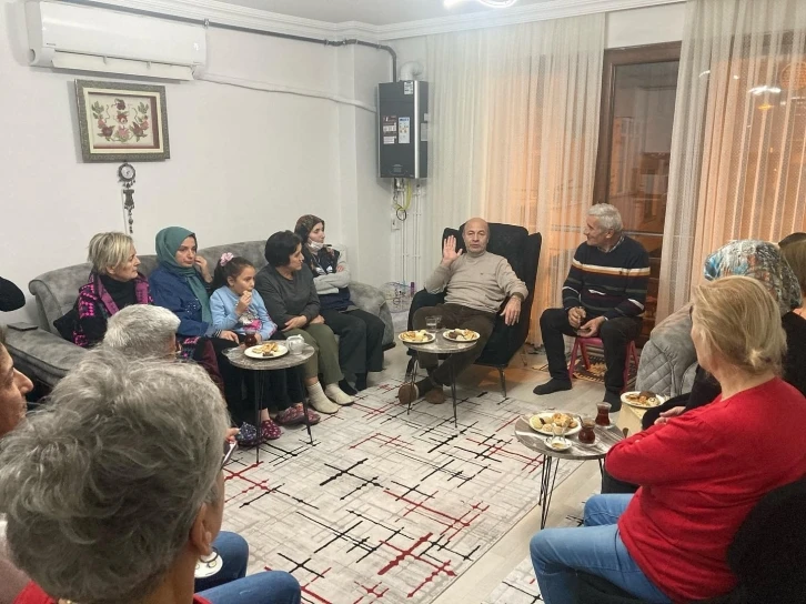 Başkan &Ccedil;akır, &Ccedil;eşmi Cihan buluşmalarında i&ccedil;ini d&ouml;kt&uuml;
