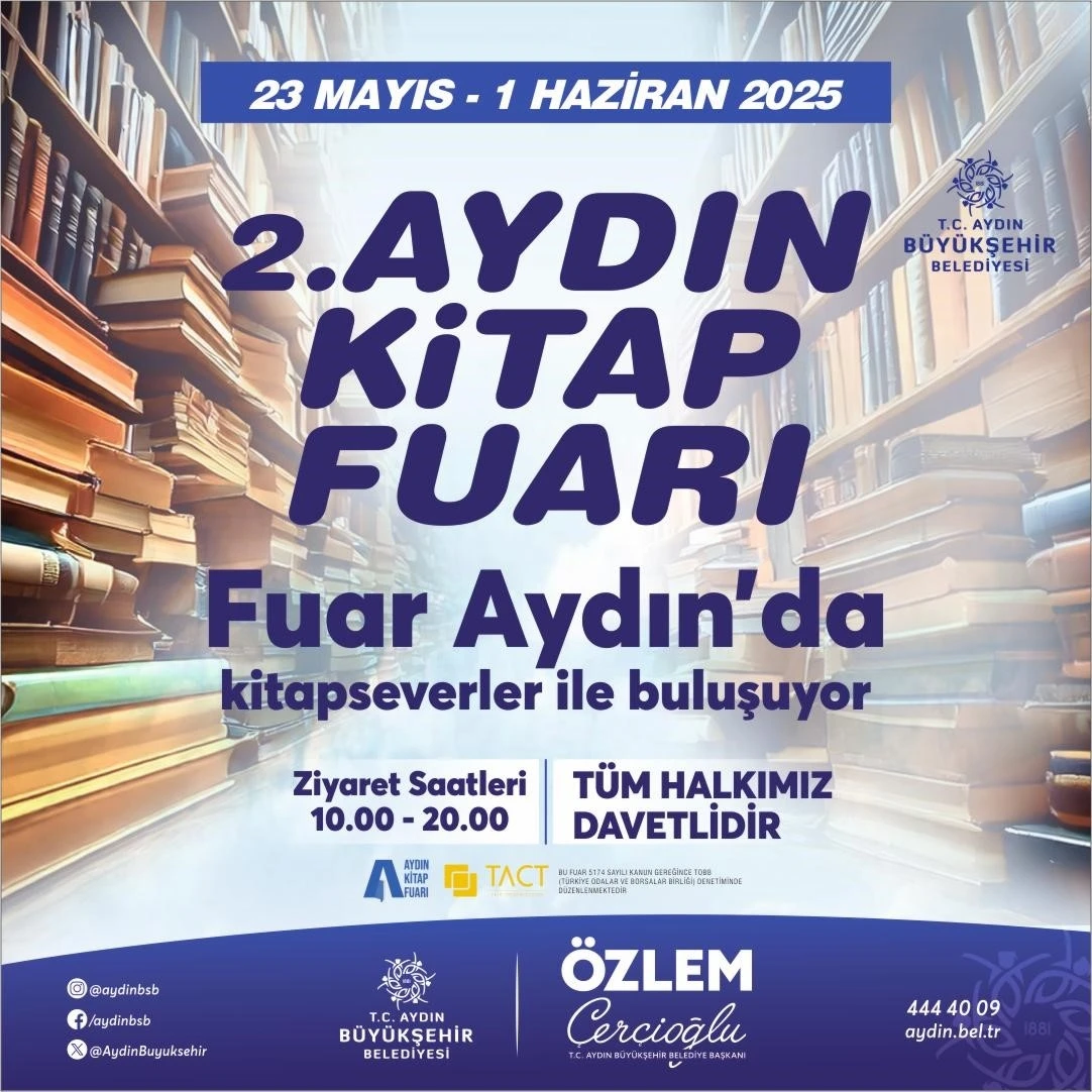 Başkan Çerçioğlu’ndan Aydın Kitap Fuarı’na davet
