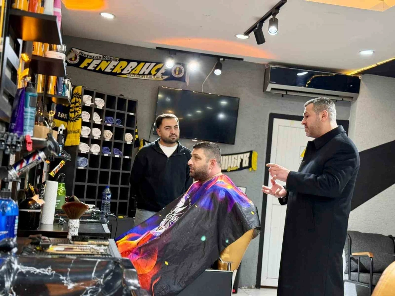 Başkan &Ccedil;etinkaya esnafın talep ve &ouml;nerilerini dinledi
